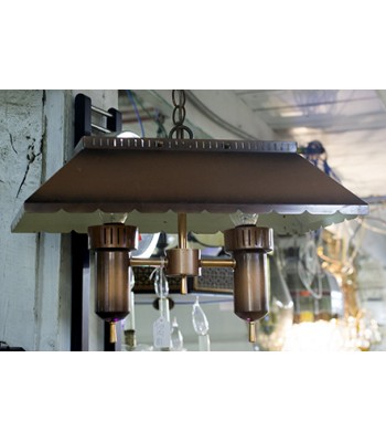 Bronzed-look Hanging Lamp
